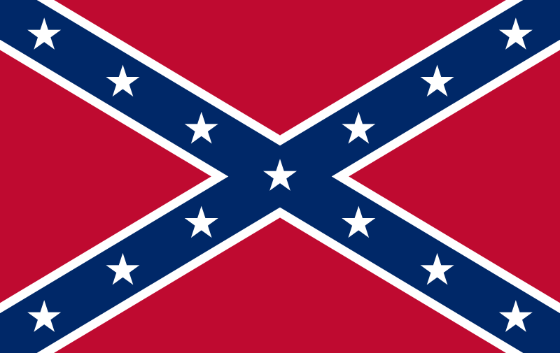 Confederate rebel flag svg