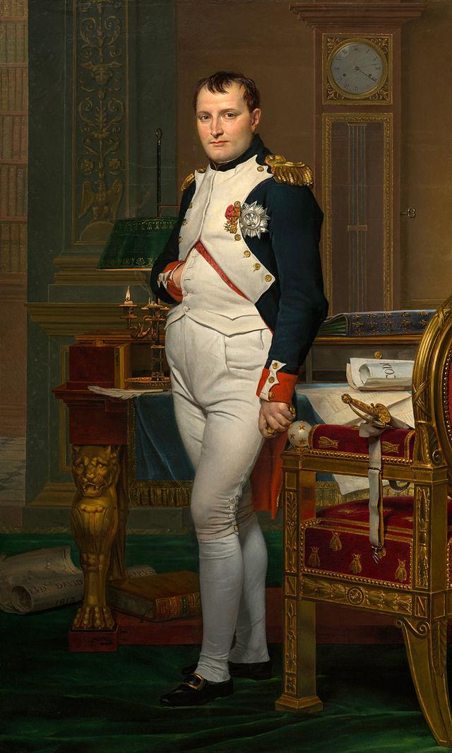 Jacques louis david the emperor napoleon in his study at the tuileries google art project 2